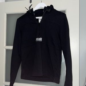 Black half-zip sweater from PINK
